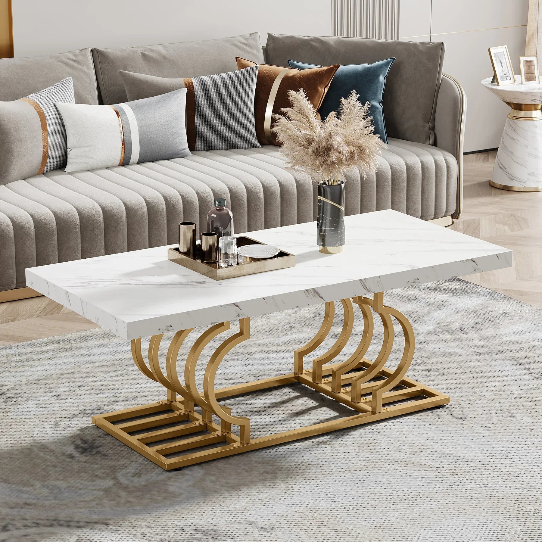 Mesa de Centro em Mármore LOID
