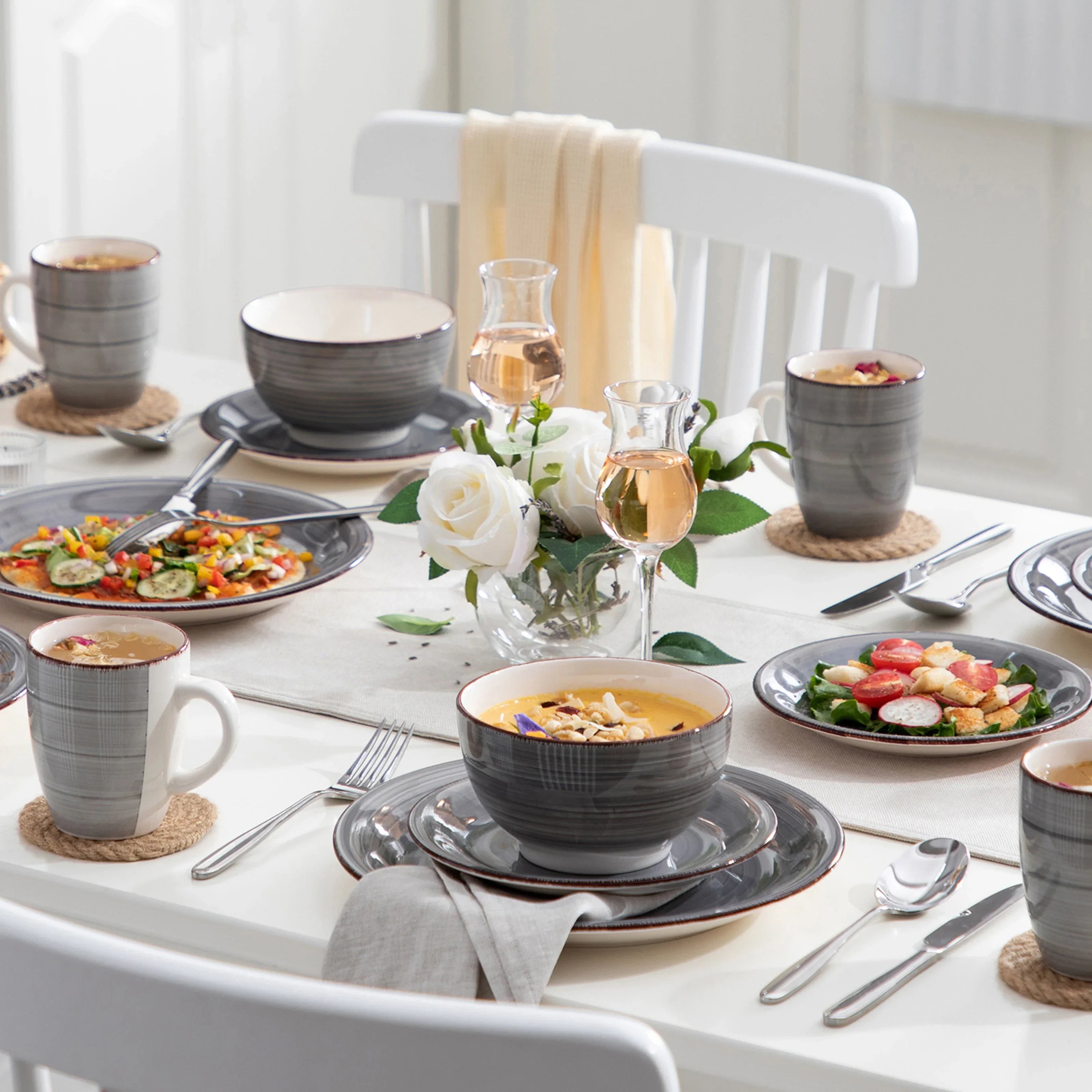 MALACASA BELLA Dining Set