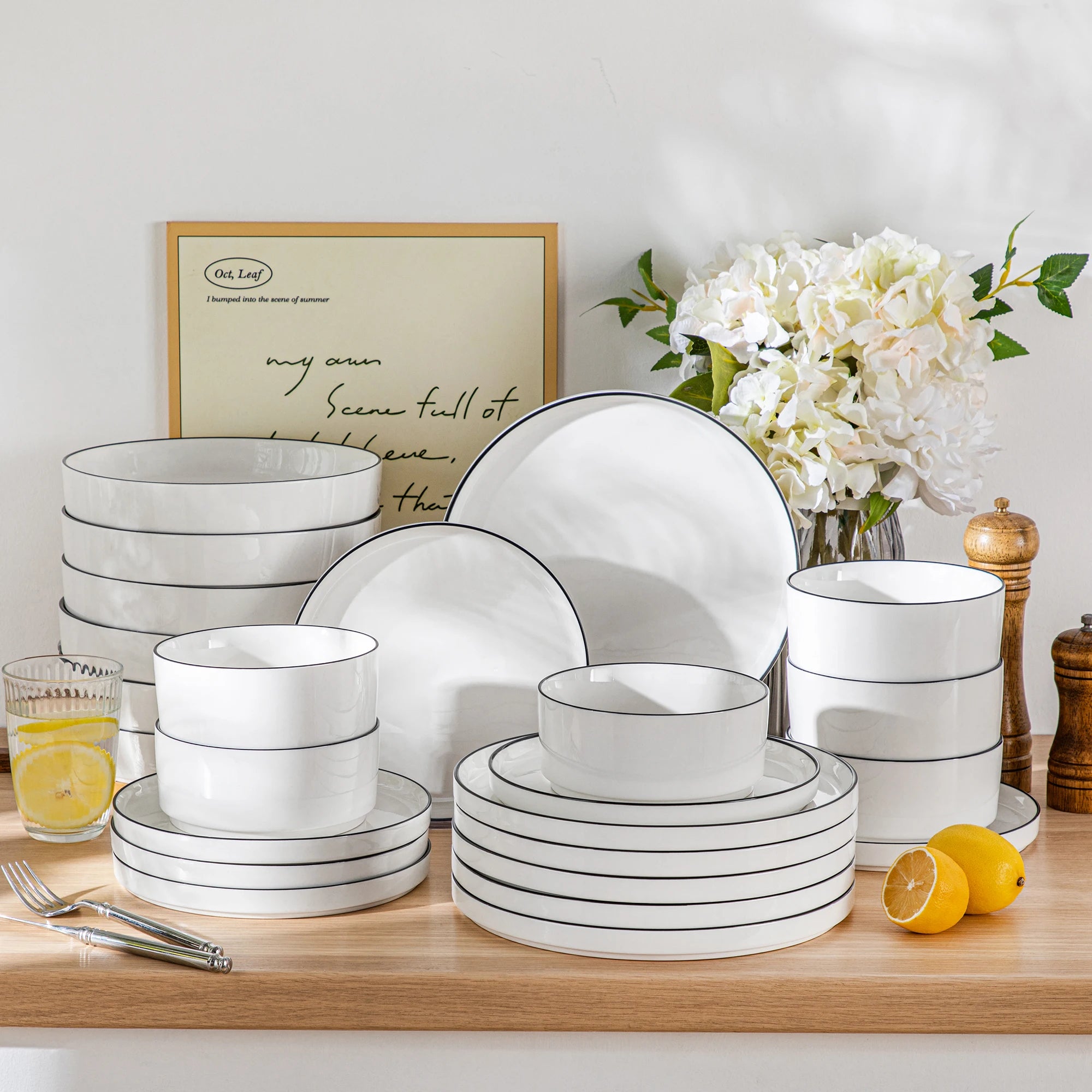 Conjunto de Loiça em Porcelana Premium