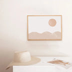 Quadro em Tela Abstrato – Estilo Moderno Boho