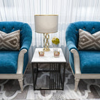 Mesa de Apoio com Tampo em Mármore Sólido