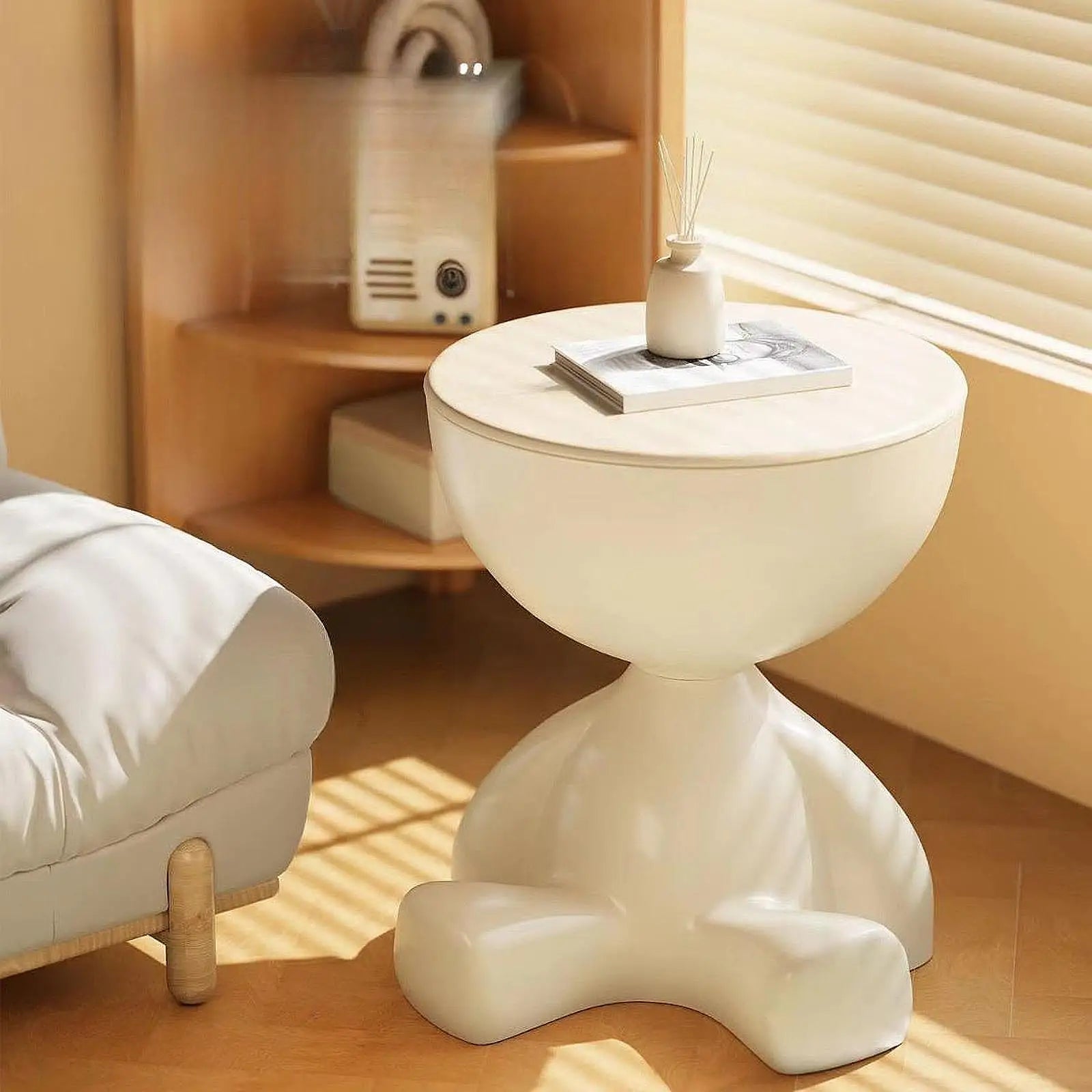 Mesa Lateral Criativa em Forma de Urso