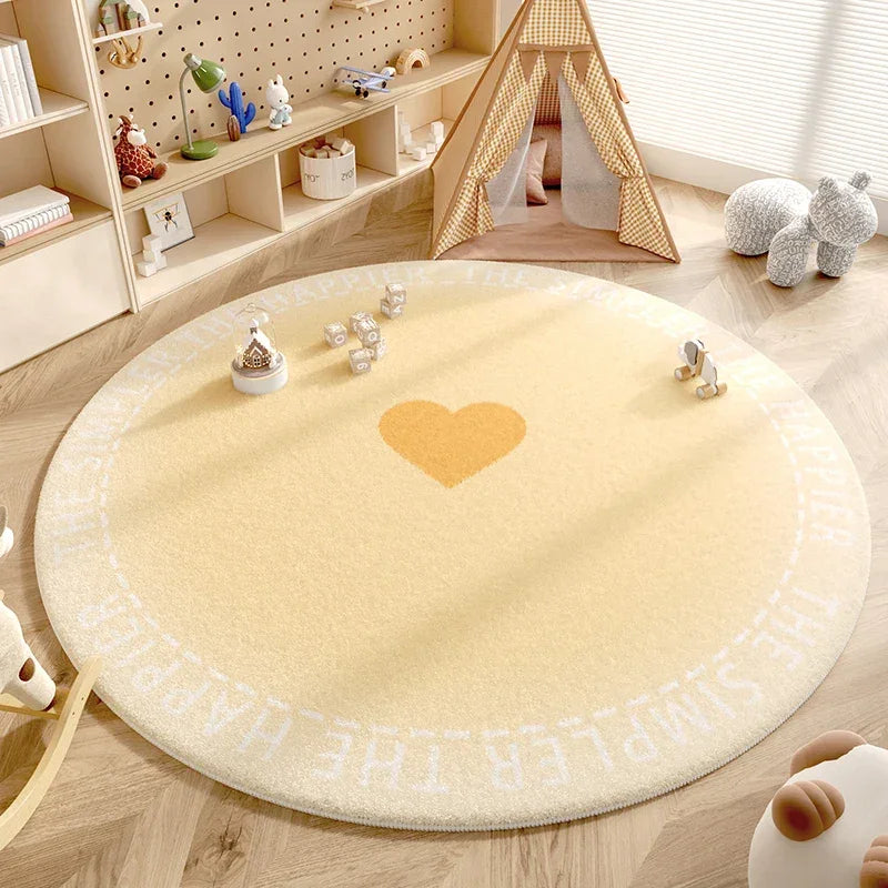 Round Star Rug for Kids