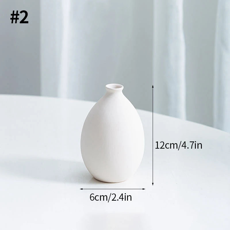 Vasos Decorativos em Cerâmica – Estilo Europeu