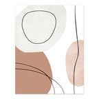 Quadro em Tela Abstrato – Estilo Moderno Boho