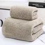Conjunto de Toalhas Coral Fleece