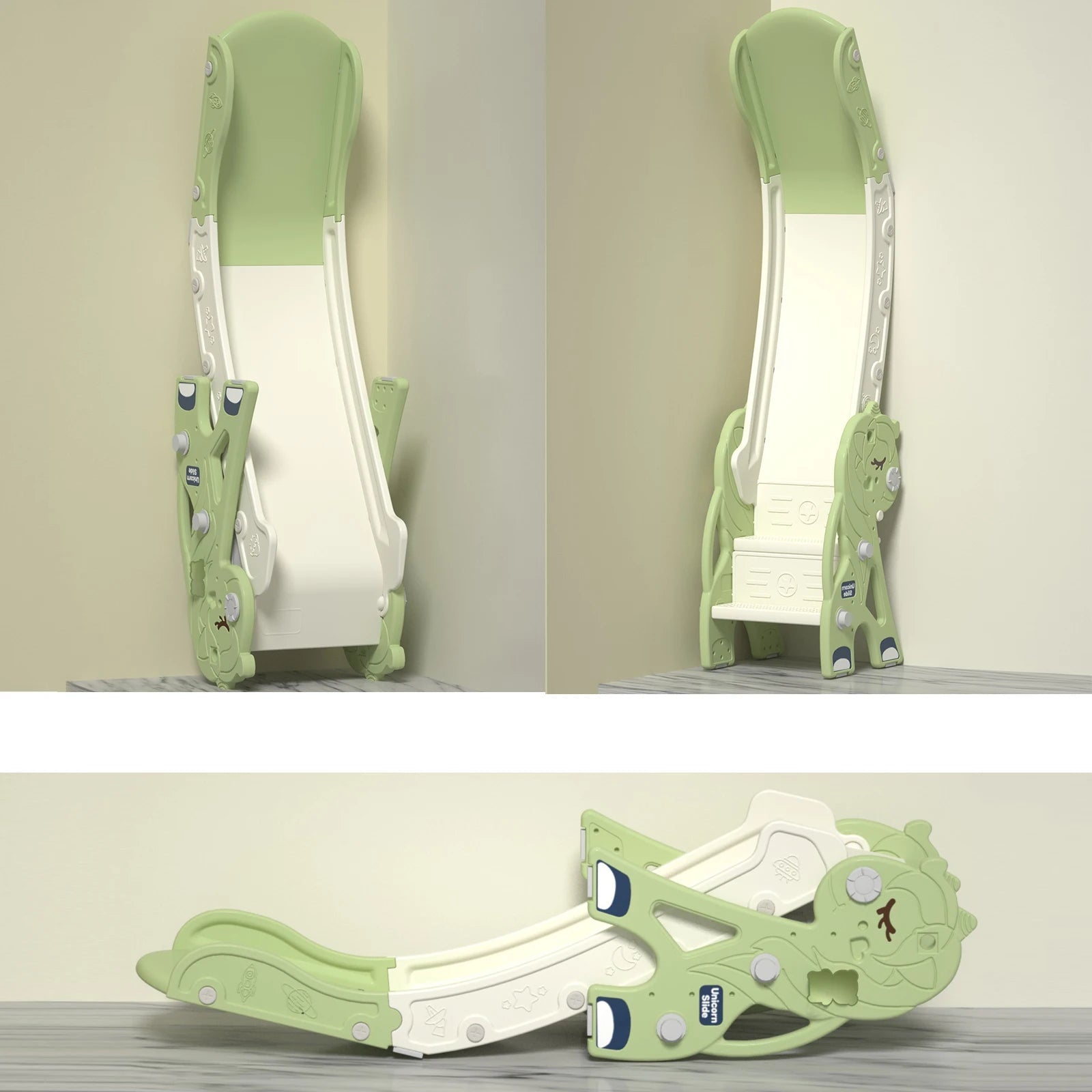 Escorrega Infantil em Plástico para Bebés e Crianças (0-36 Meses)