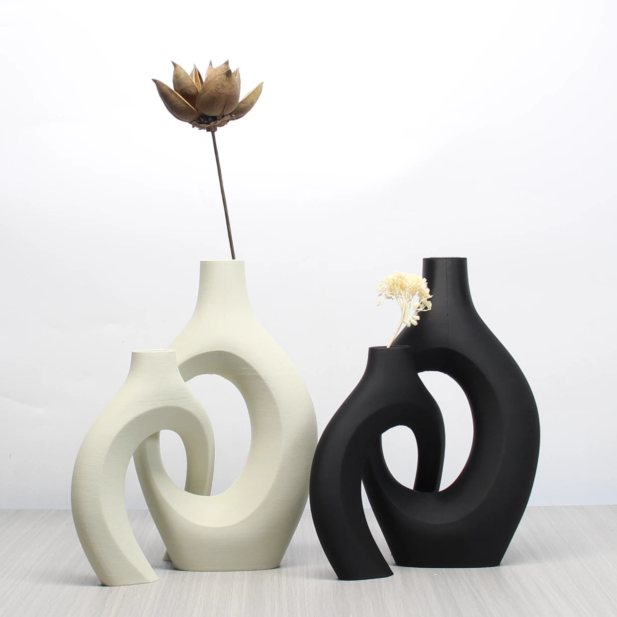Conjunto de Vasos Decorativos