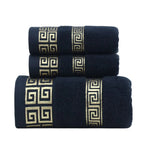Conjunto de Toalhas de Algodão Jacquard