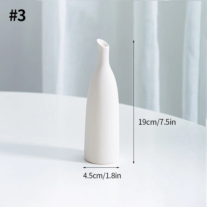 Vasos Decorativos em Cerâmica – Estilo Europeu