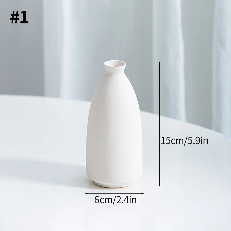 Vasos Decorativos em Cerâmica – Estilo Europeu