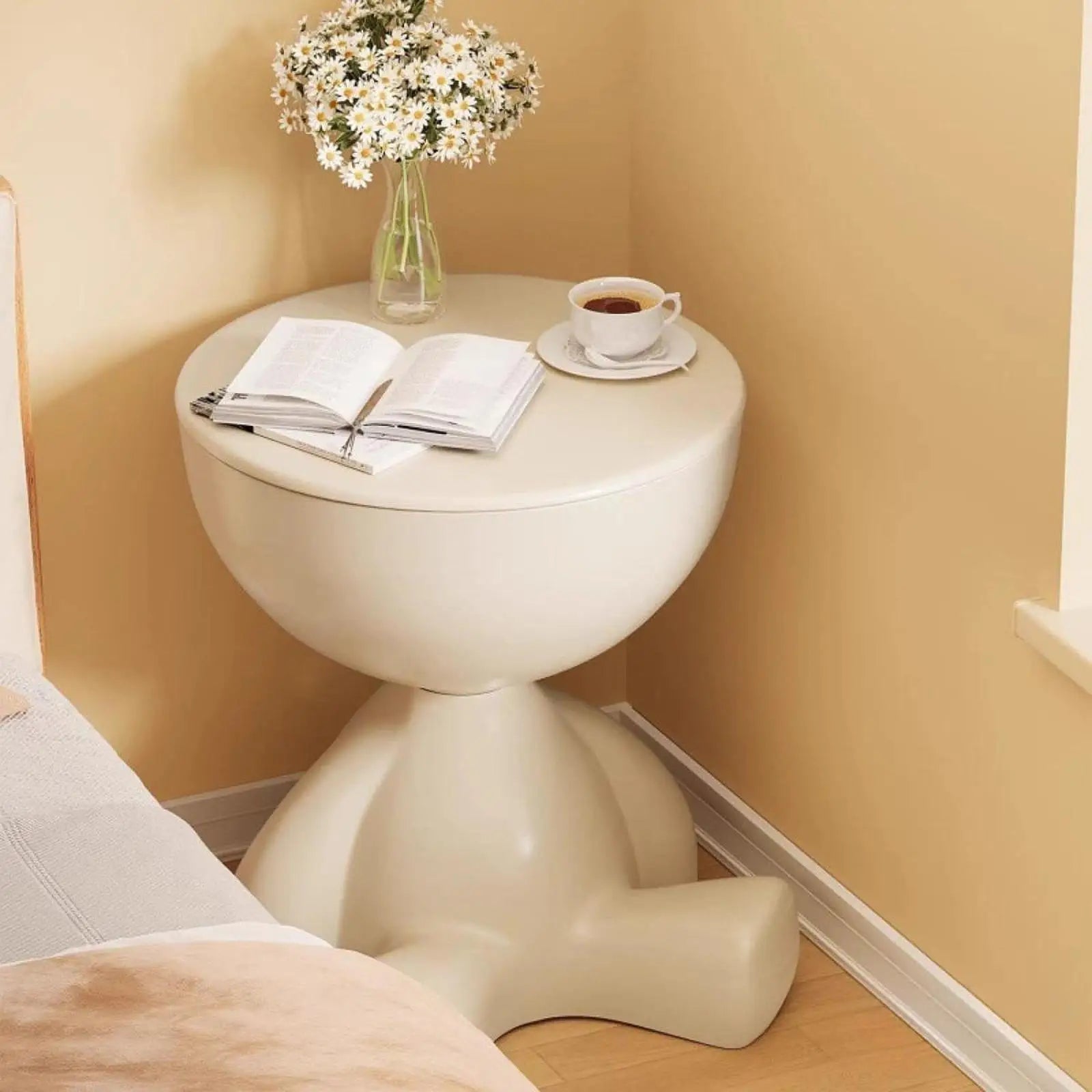 Mesa Lateral Criativa em Forma de Urso