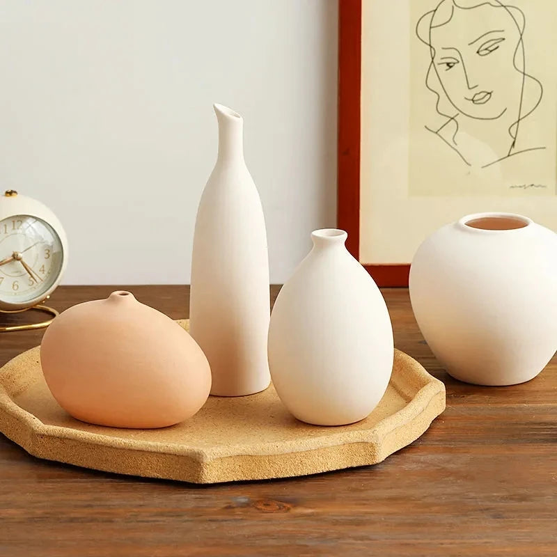 Vasos Decorativos em Cerâmica – Estilo Europeu