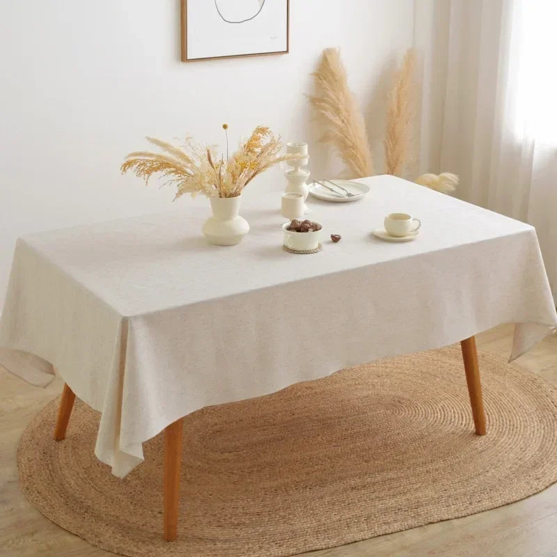 Linen and Cotton Tablecloth
