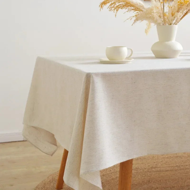 Linen and Cotton Tablecloth