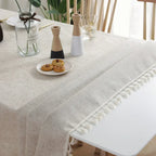 Linen and Cotton Tablecloth