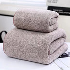 Conjunto de Toalhas Coral Fleece