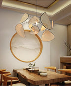 Modern LED Pendant in Handcrafted Rattan