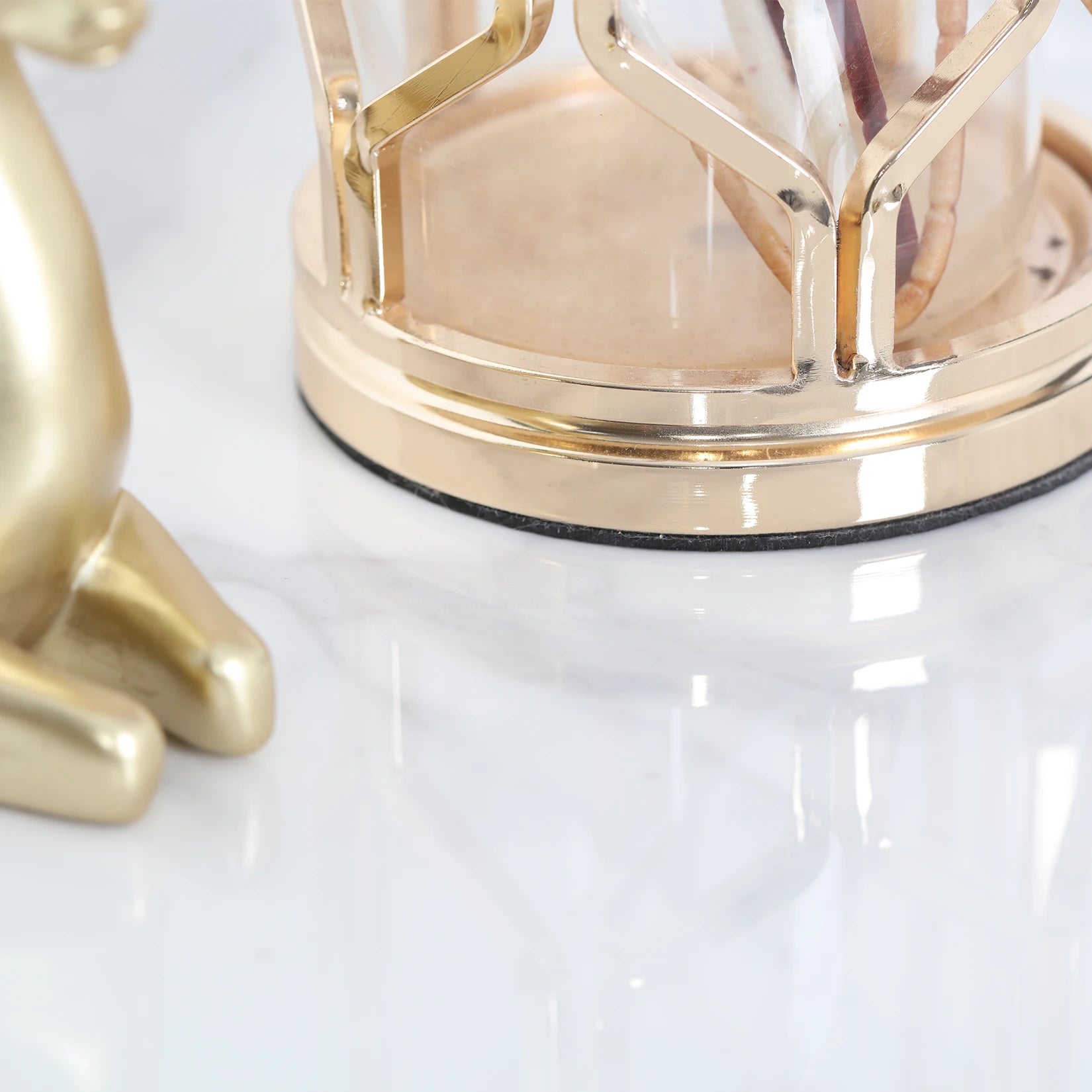 Mesa de Apoio com Tampo em Mármore Sólido